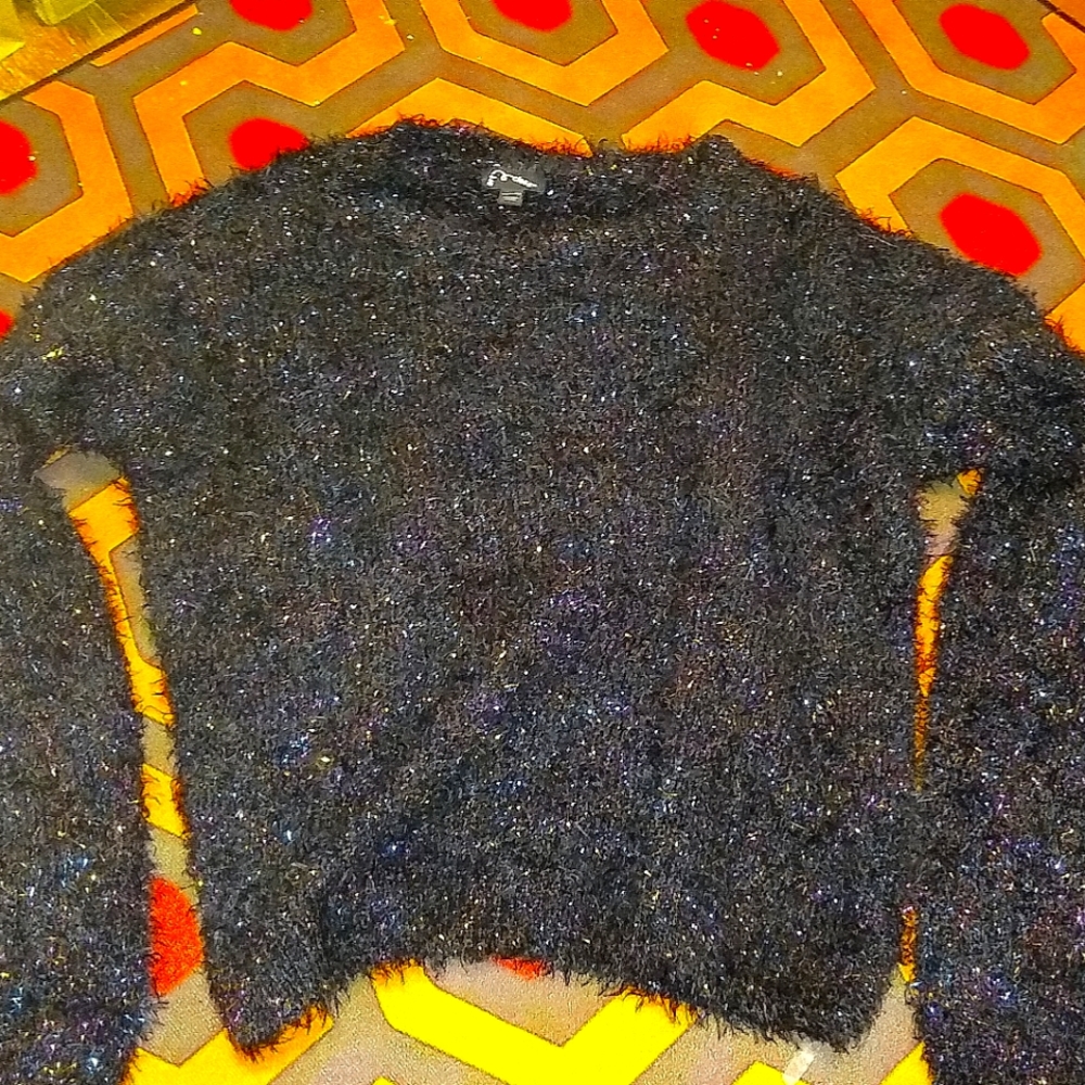 Black sparkle sweater